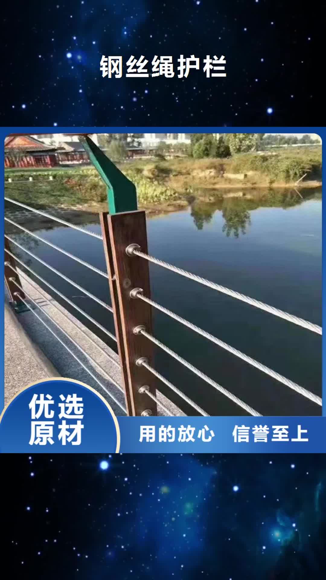 德州【钢丝绳护栏】_防撞钢板立柱护栏匠心打造