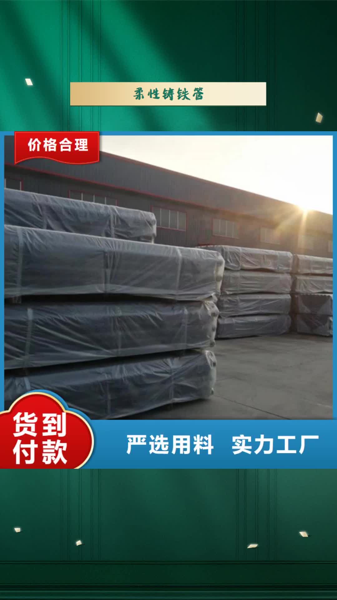 肇庆【柔性铸铁管】球磨高标准高品质