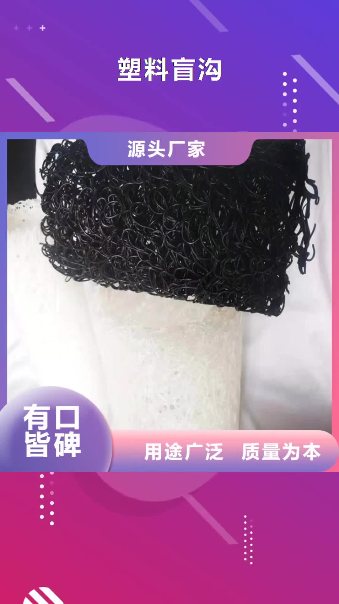 【眉山 塑料盲沟螺旋管口碑好实力强】