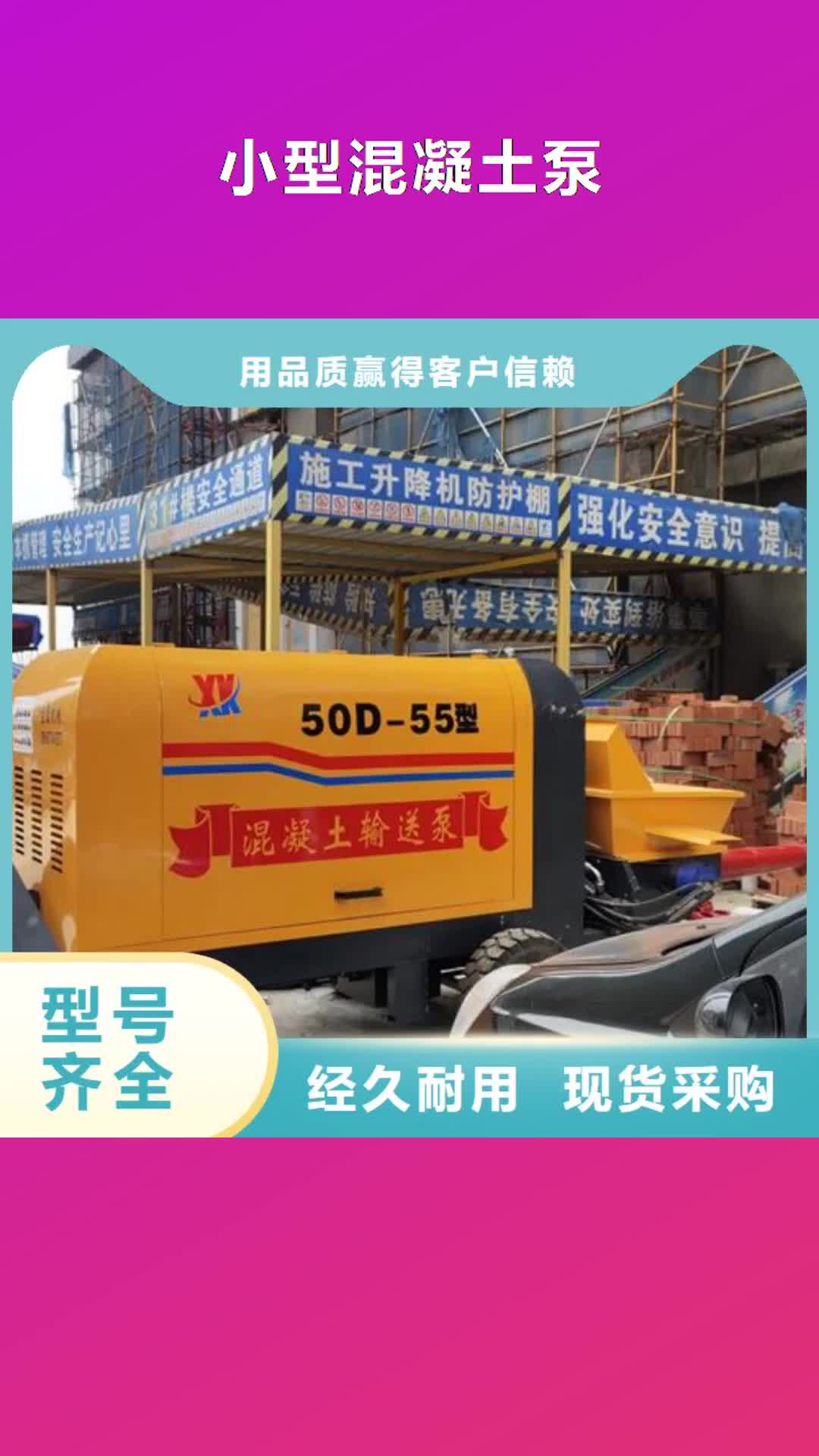 甘肃 小型混凝土泵_【细石混凝土输送泵  】源头采购