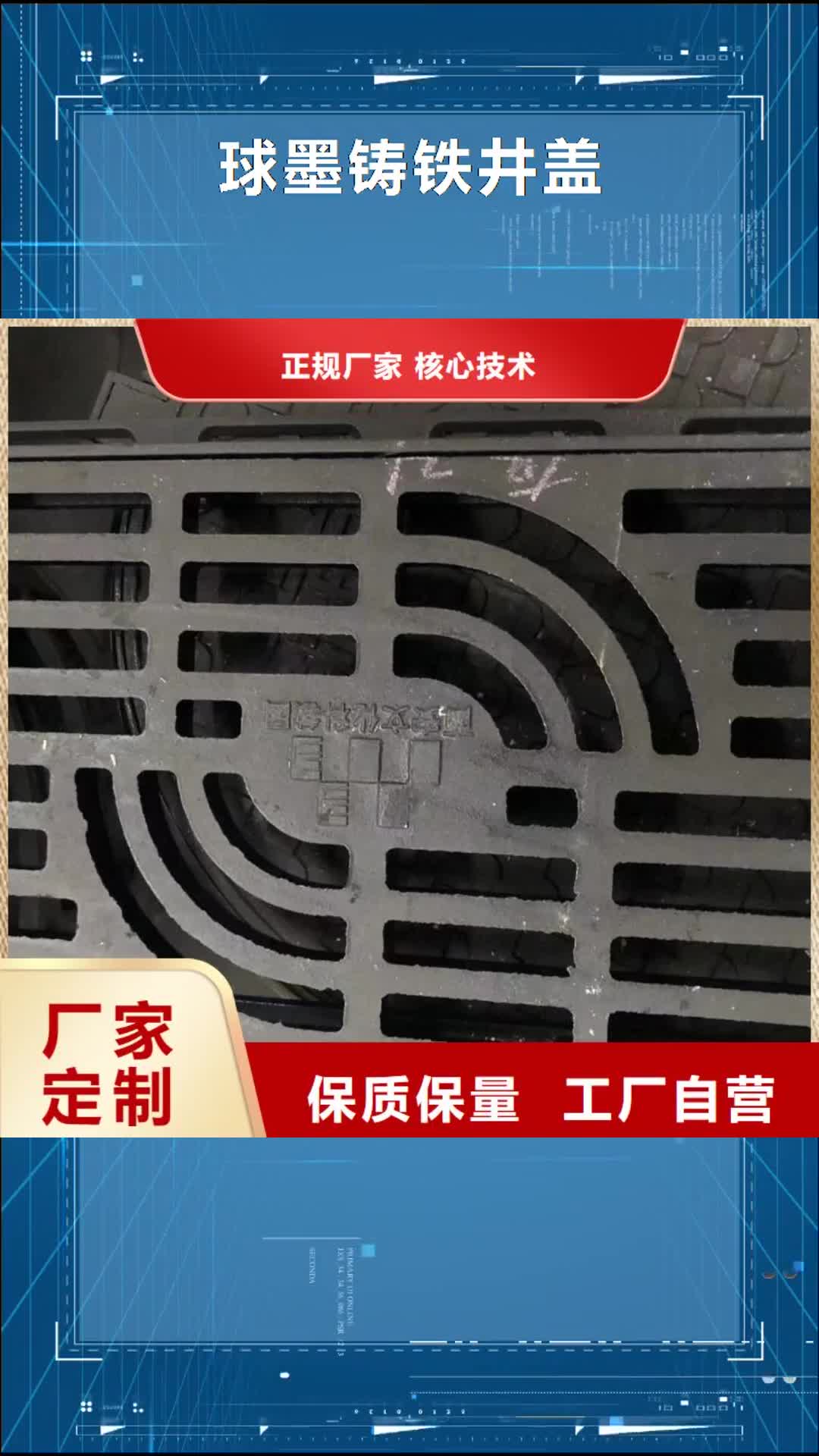 呼倫貝爾【球墨鑄鐵井蓋】-雨水篦子真材實料加工定制