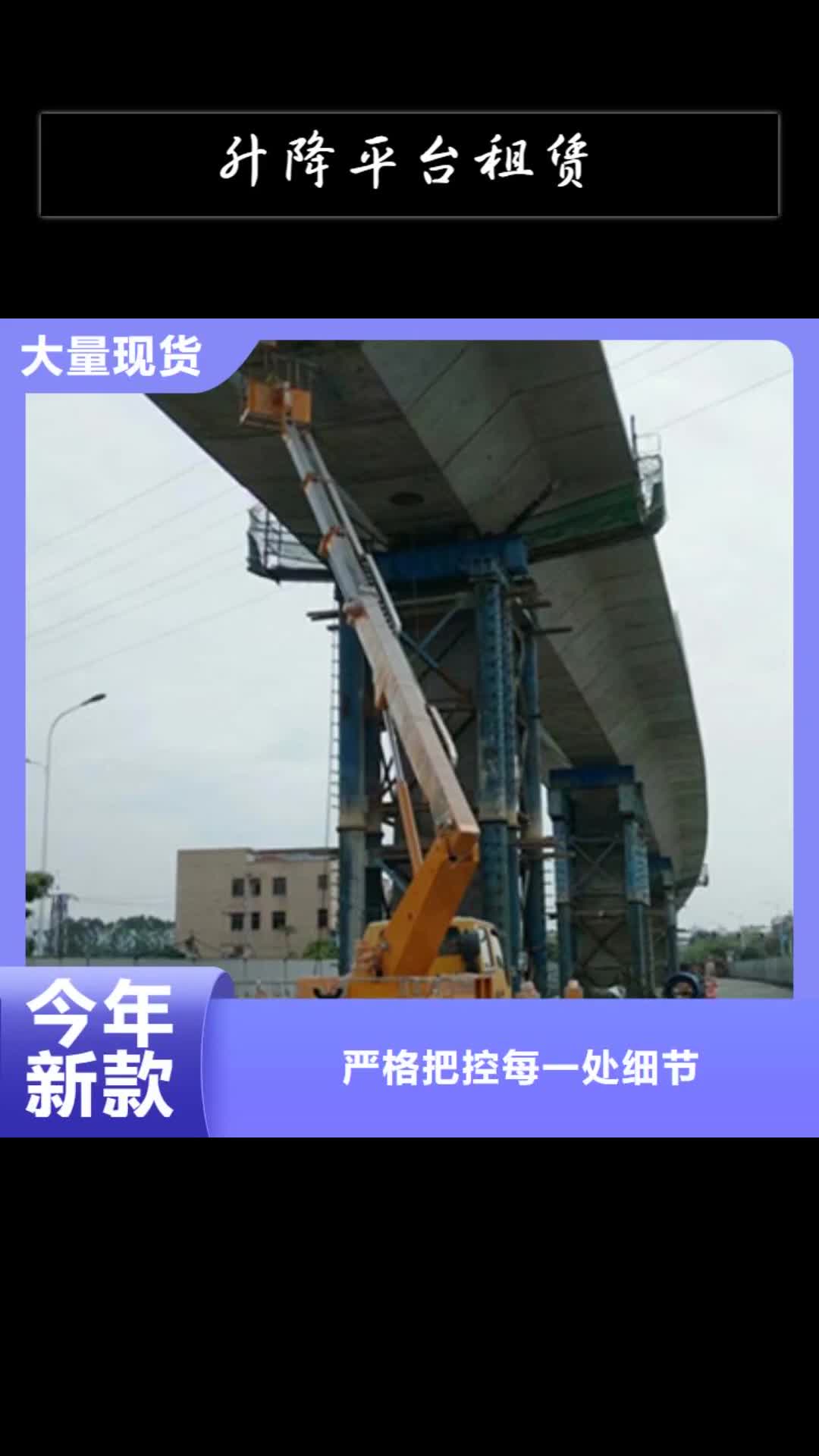 青岛 升降平台租赁现货交易