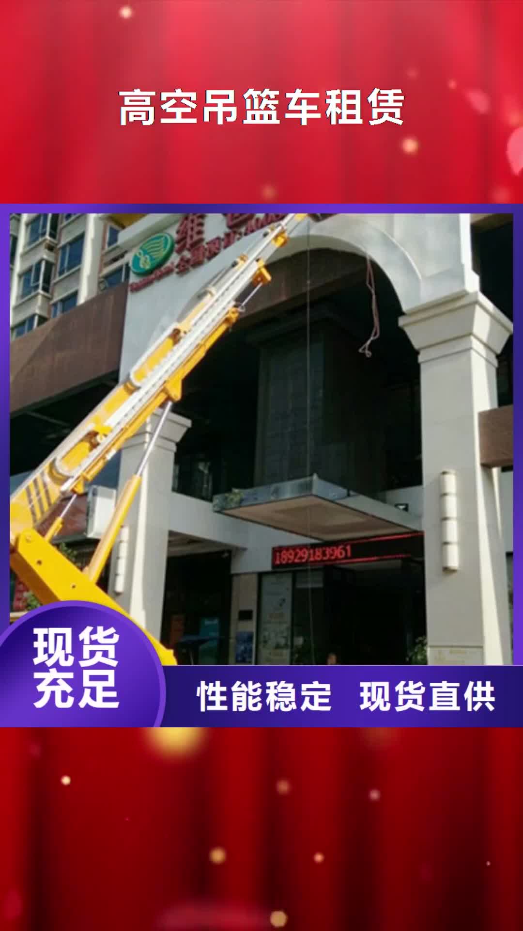 嘉兴 高空吊篮车租赁品牌大厂家